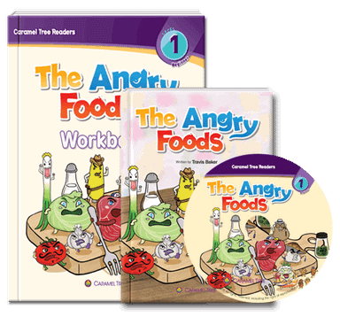 کتاب The Angry Foods همراه با سی دی انتشارات پاسارگاد
