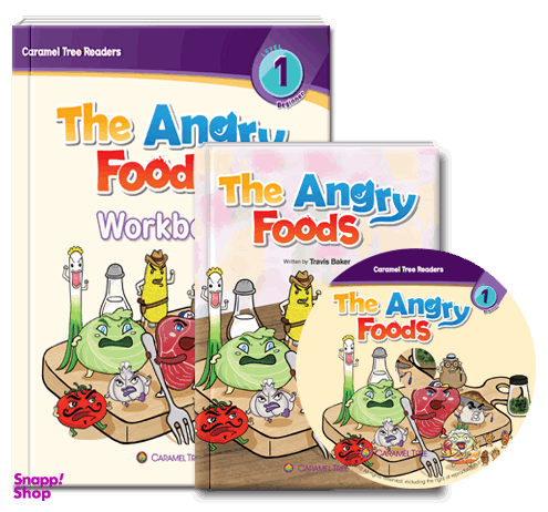 کتاب The Angry Foods همراه با سی دی انتشارات پاسارگاد