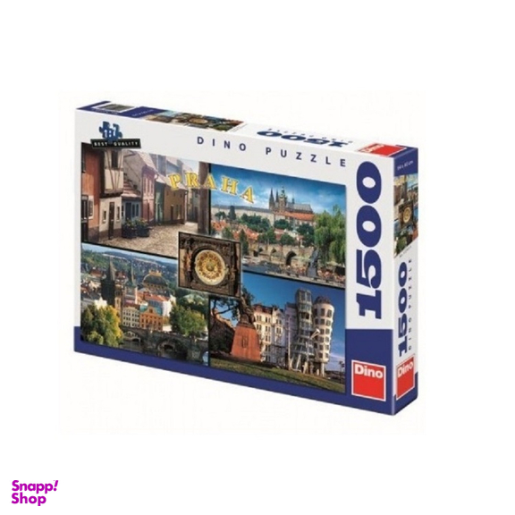 پازل 1500 تکه دینو (Dino) مدل 551169 طرح شهر پراگ