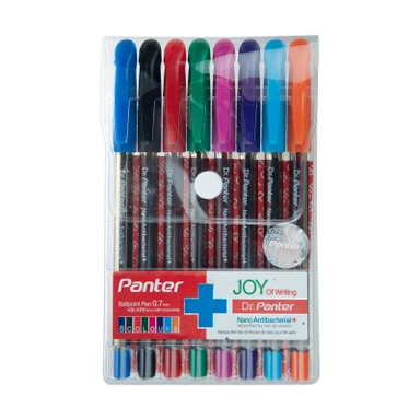 خودکار پنتر (Panther) مدل نانو آنتی باکتریال کد Dp-105 بسته 8 عددی