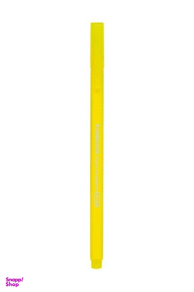 روان نویس 0.8 نوک نمدی استدلر (Staedtler) مدل تریپلاس بردلاینر 3381 رنگ زرد