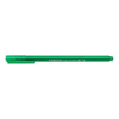روان نویس 0.8 نوک نمدی استدلر (Staedtler) مدل تریپلاس بردلاینر 3385 رنگ سبز
