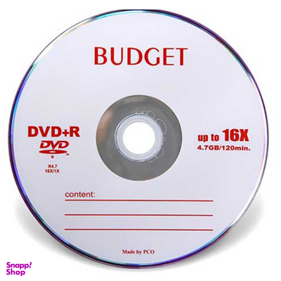 دی وی دی خام باجت (Budget) مدل DVD-R بسته 10 عددی
