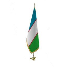 پرچم رومیزی مدل ازبکستان