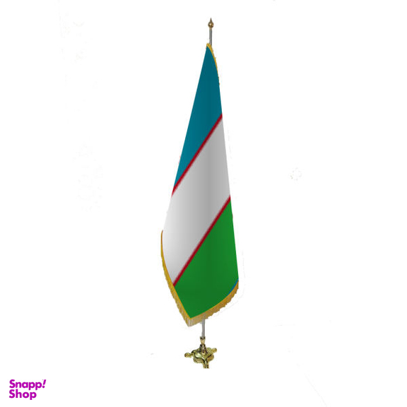 پرچم رومیزی مدل ازبکستان