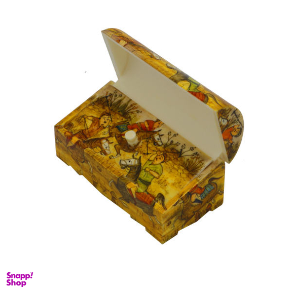 جعبه جواهرات استخوانی طرح چوگان کد m18