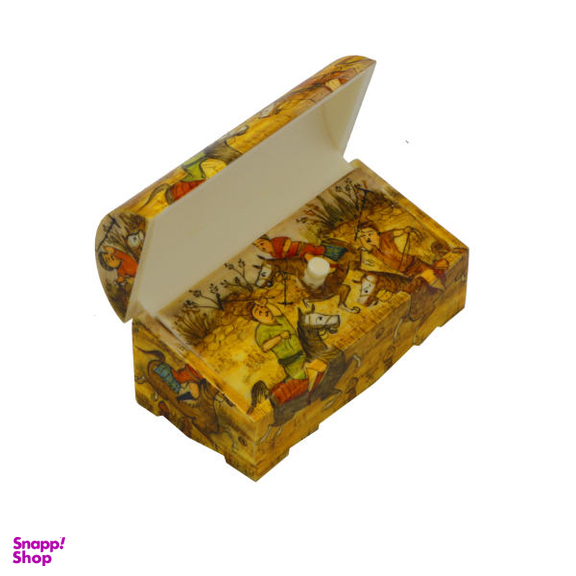 جعبه جواهرات استخوانی طرح چوگان کد m18