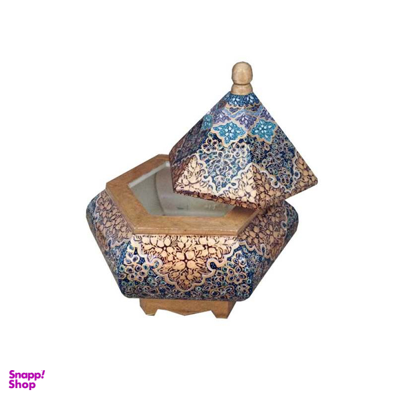 جعبه جواهرات استخوانی طرح تذهیب کد B 310