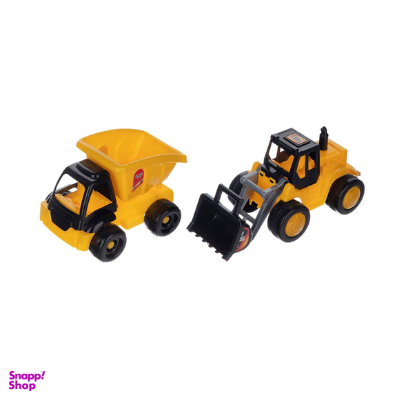 اسباب بازی زرین تویز (Zarrin Toys) مدل ماشین های ساختمانی