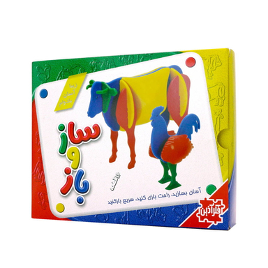 اسباب بازی ساز و باز فکر آذین (fekrazin) مدل گاو و خروس