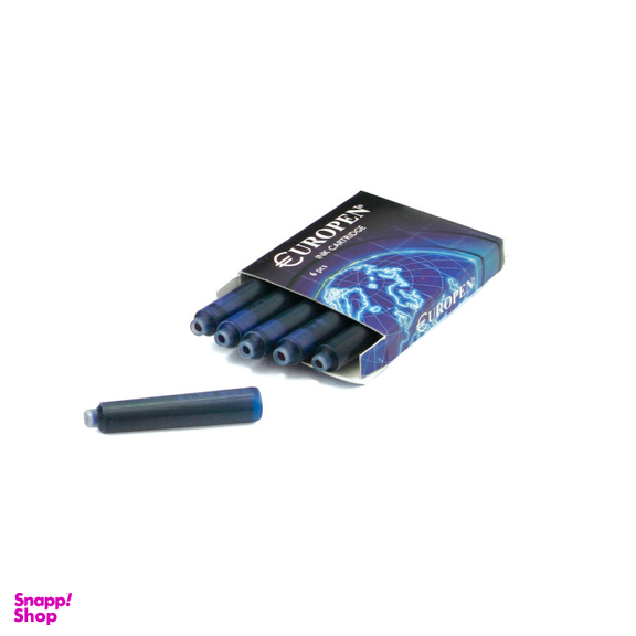 کارتریج جوهر خودنویس یوروپن (Europen) بسته 6 عددی