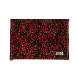 پوشه دکمه دار سهند (Sahand) طرح رز قرمز سایز A4