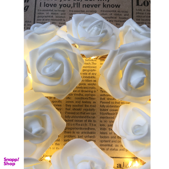 ریسه ال ای دی طرح حلقه گل رز کد 7