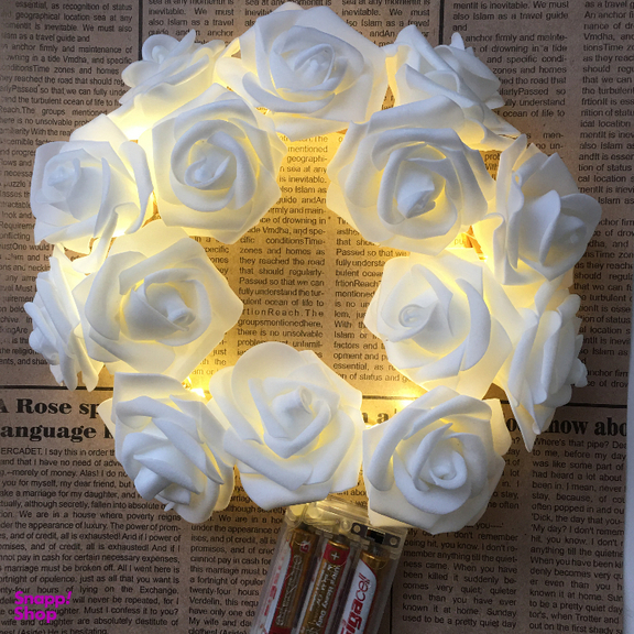 ریسه ال ای دی طرح حلقه گل رز کد 7