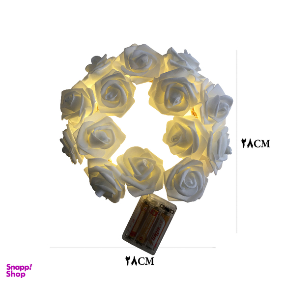 ریسه ال ای دی طرح حلقه گل رز کد 7