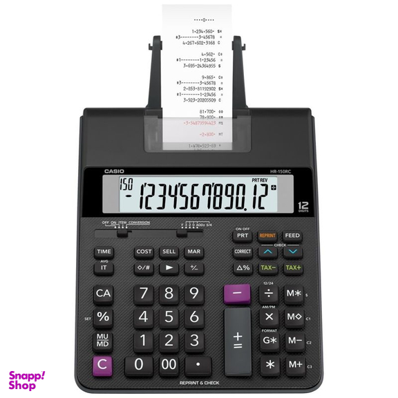 ماشین حساب کاسیو (Casio) مدل HR-150RC