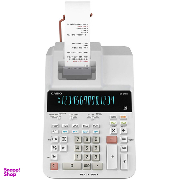 ماشین حساب کاسیو (Casio) مدل Heavy-Duty DR-240R