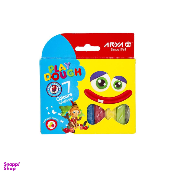 خمیر بازی 7 رنگ آریا (Arya) مدل Play Dough