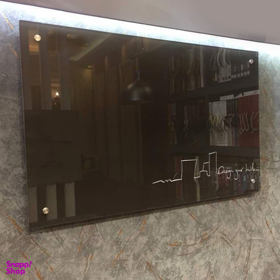 تخته وایت برد شیشه‌ ای عکسنگ AXANG سایز 120x80 سانتیمتر