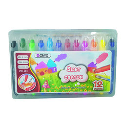 پاستل روغنی 12 رنگ اونیکس طرح پیچی کد ZW-603