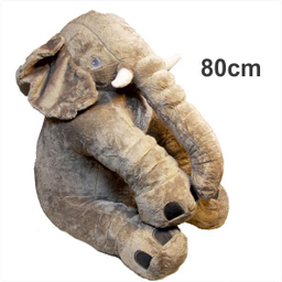 عروسک بالشتی فیل بزرگ سایز 80 سانتی متر