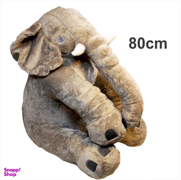 عروسک بالشتی فیل بزرگ سایز 80 سانتی متر