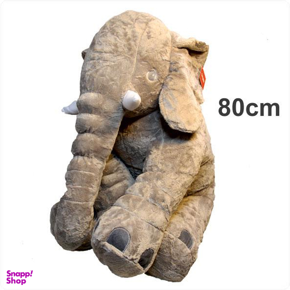 عروسک بالشتی فیل بزرگ سایز 80 سانتی متر