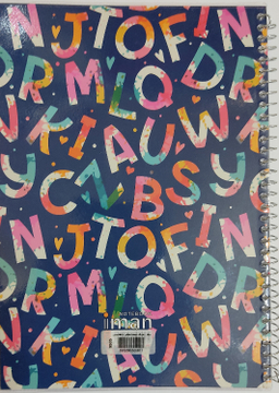 دفتر دوخط 60 برگ ایمان کد 001