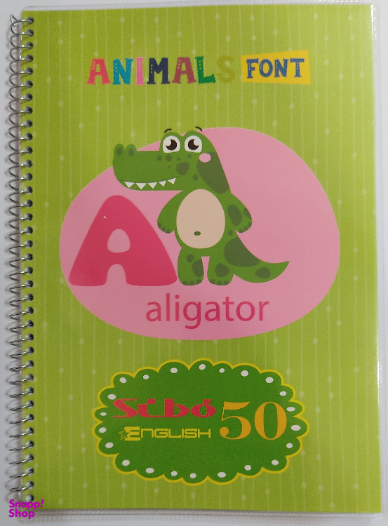 دفتر دوخط 50 برگ سیبو کد 001
