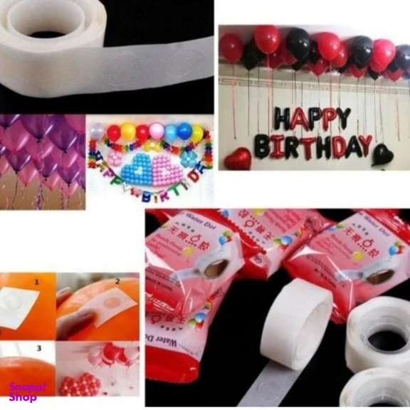 چسب بادکنک مدل Ballon Glue بسته 100 عددی