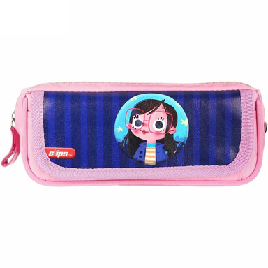 جامدادی کلیپس طرح دختر عینکی کد 1206