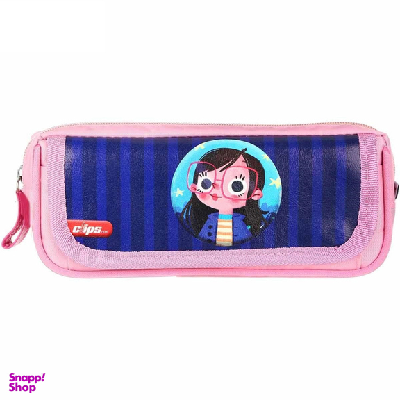 جامدادی کلیپس طرح دختر عینکی کد 1206