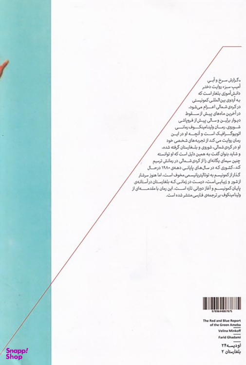 کتاب گزارش سرخ و آبی آمیب سبز اثر ولینا مینکوف هیرمند