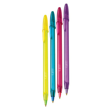 خودکار بیک (Bic) مدل Cristal Fashion بسته 4 عددی