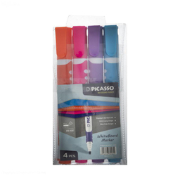 ماژیک وایت برد پیکاسو (Picasso) مدل Wb کد 400 بسته 4 عددی