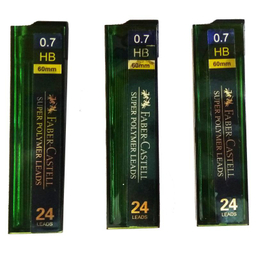 نوک مداد نوکی 0.7 میلی متری فابر کاستل (Faber-Castell) کد 11 بسته 3 عددی