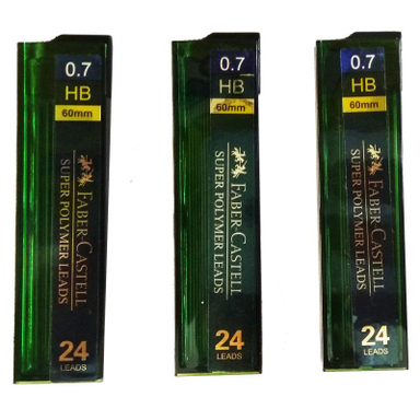 نوک مداد نوکی 0.7 میلی متری فابر کاستل (Faber-Castell) کد 11 بسته 3 عددی