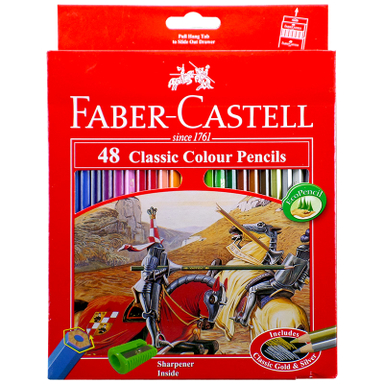 مداد رنگی 48 رنگ فابر کستل (Faber Castell) مدل Classic 115858