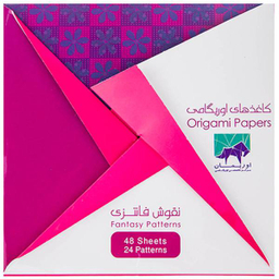 بسته کاغذ اوریگامی اوریمان (Oriman) طرح نقوش فانتزی