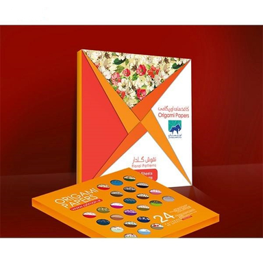 بسته کاغذ اوریگامی اوریمان (Oriman) طرح نقوش گلدار