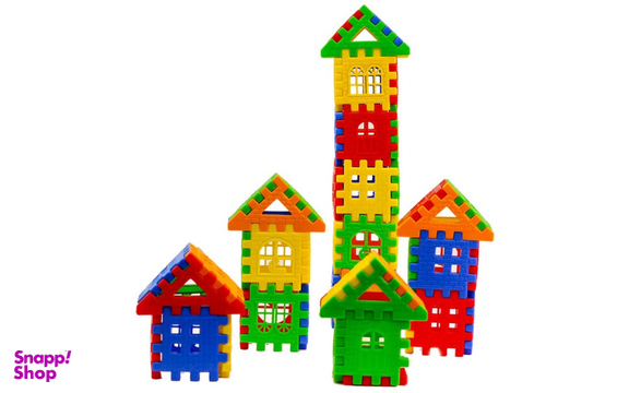 ساختنی رد تویز (Red Toys) مدل بلوک های خانه سازی 48 قطعه