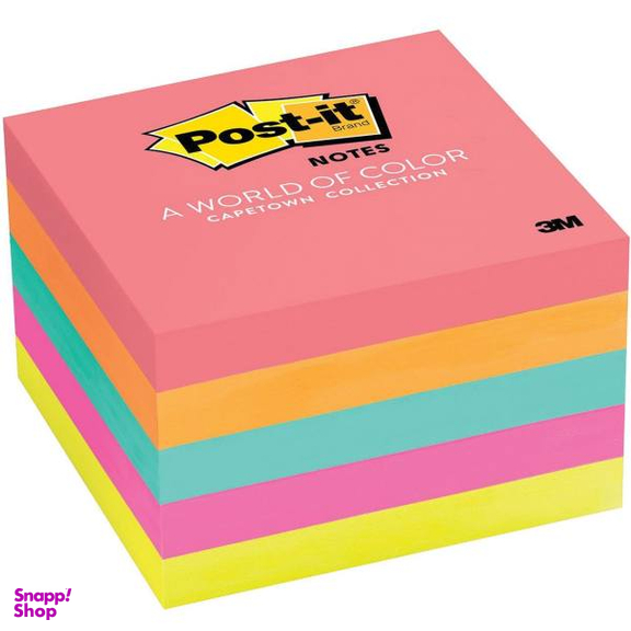 استیک نوت پست-ایت (Post-It) کد Code 654-5PK بسته 500 عددی