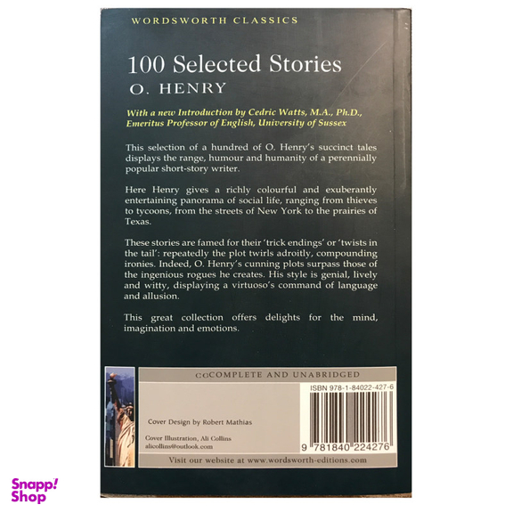کتاب 100 Selected Stories اثر O.HENRY انتشارات هدف نوین