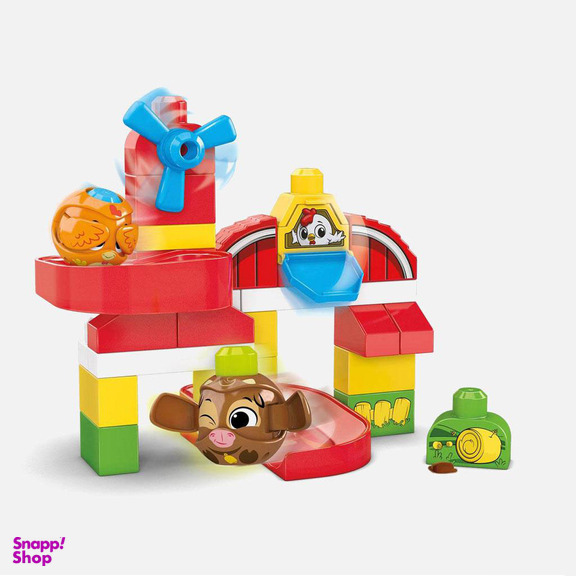 ساختنی 30 قطعه متل (Mattel) سری فیشر پرایس طرح مزرعه مدل مگا بلاکس