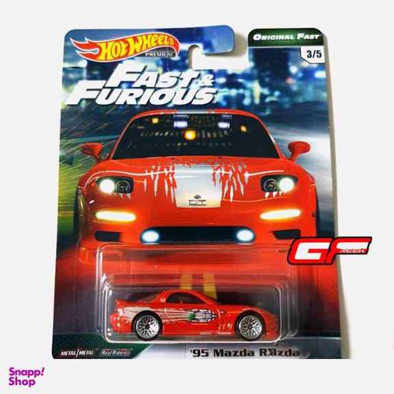 اسباب بازی ماشین متل (Mattel) سری فست اند فیورس هات ویلز مدل مزدا RX-7
