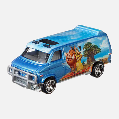 اسباب بازی ماشین متل (Mattel) سری هات ویلز طرح شیرشاه مدل ون GMC