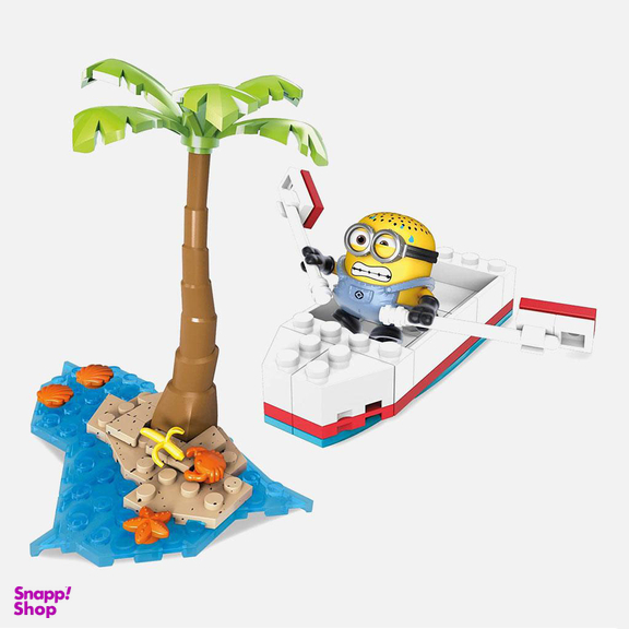 اسباب بازی قایق مینیون متل (Mattel) سری مگا کنستراکس بسته 52 عددی