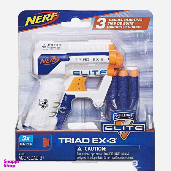 تفنگ هزبرو (Hasbro) سری نرف ان استریک الیت مدل تریاد EX-3