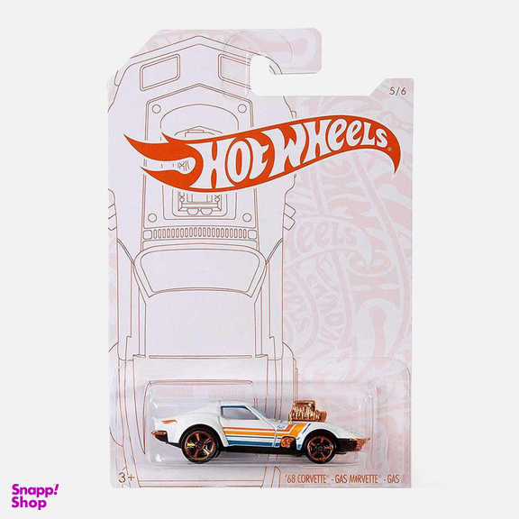 اسباب بازی ماشین متل (Mattel) سری هات ویلز مدل کوروت فلزی سایز کوچک