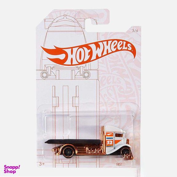 اسباب بازی ماشین متل (Mattel) سری هات ویلز مدل فست بد هالر فلزی سایز کوچک